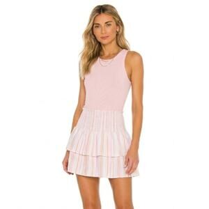 Vineyard Vines  Harbor Smocked Skirt in Neon Rosa NWT Size Small